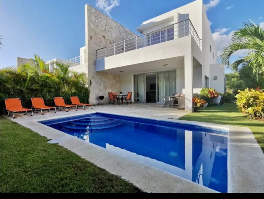 casas vacacionales y villas - Villa amueblada en Playa Nueva Romana 4