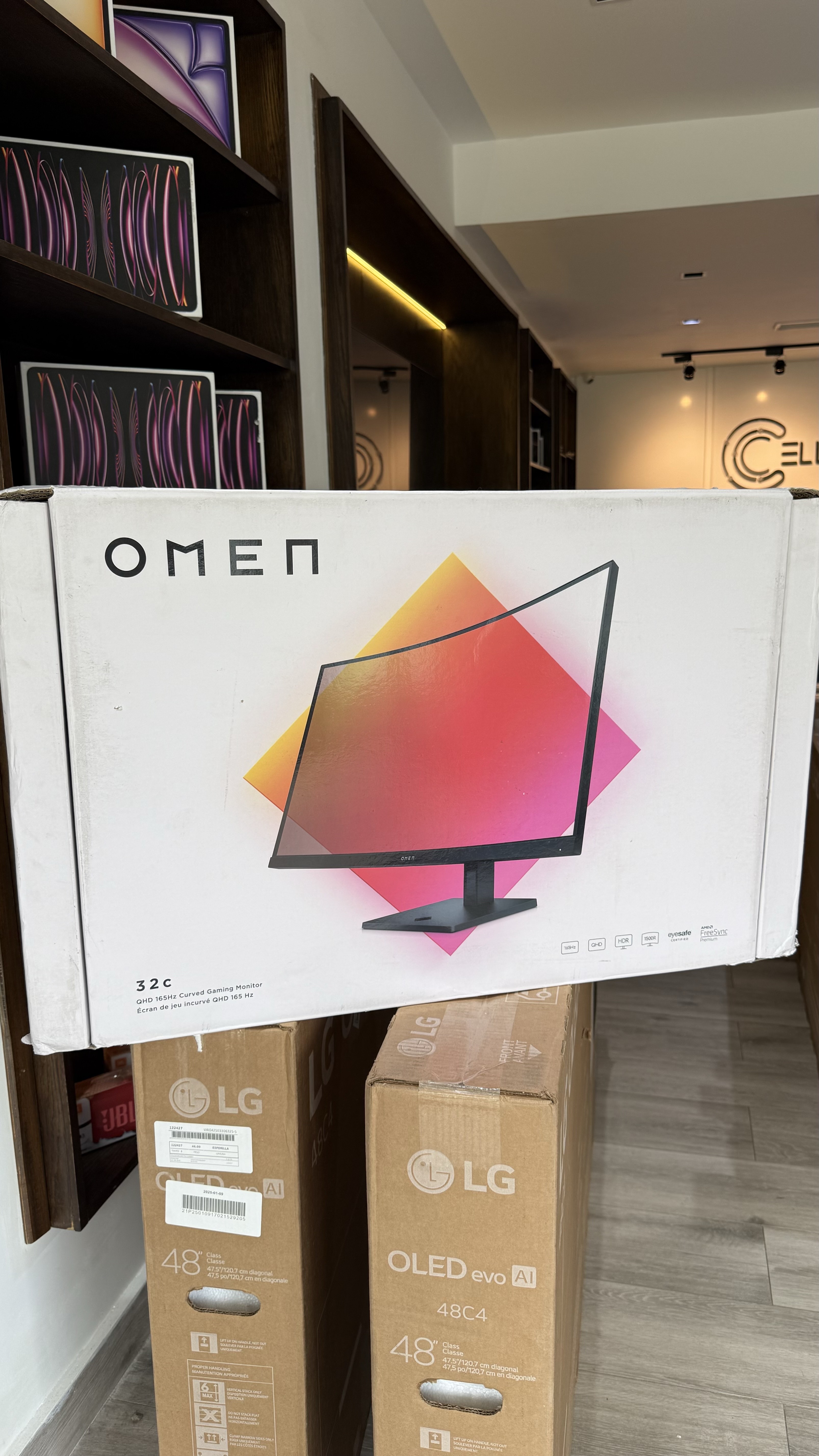 computadoras y laptops - Monitor Gaming curved Omen 165hz 0