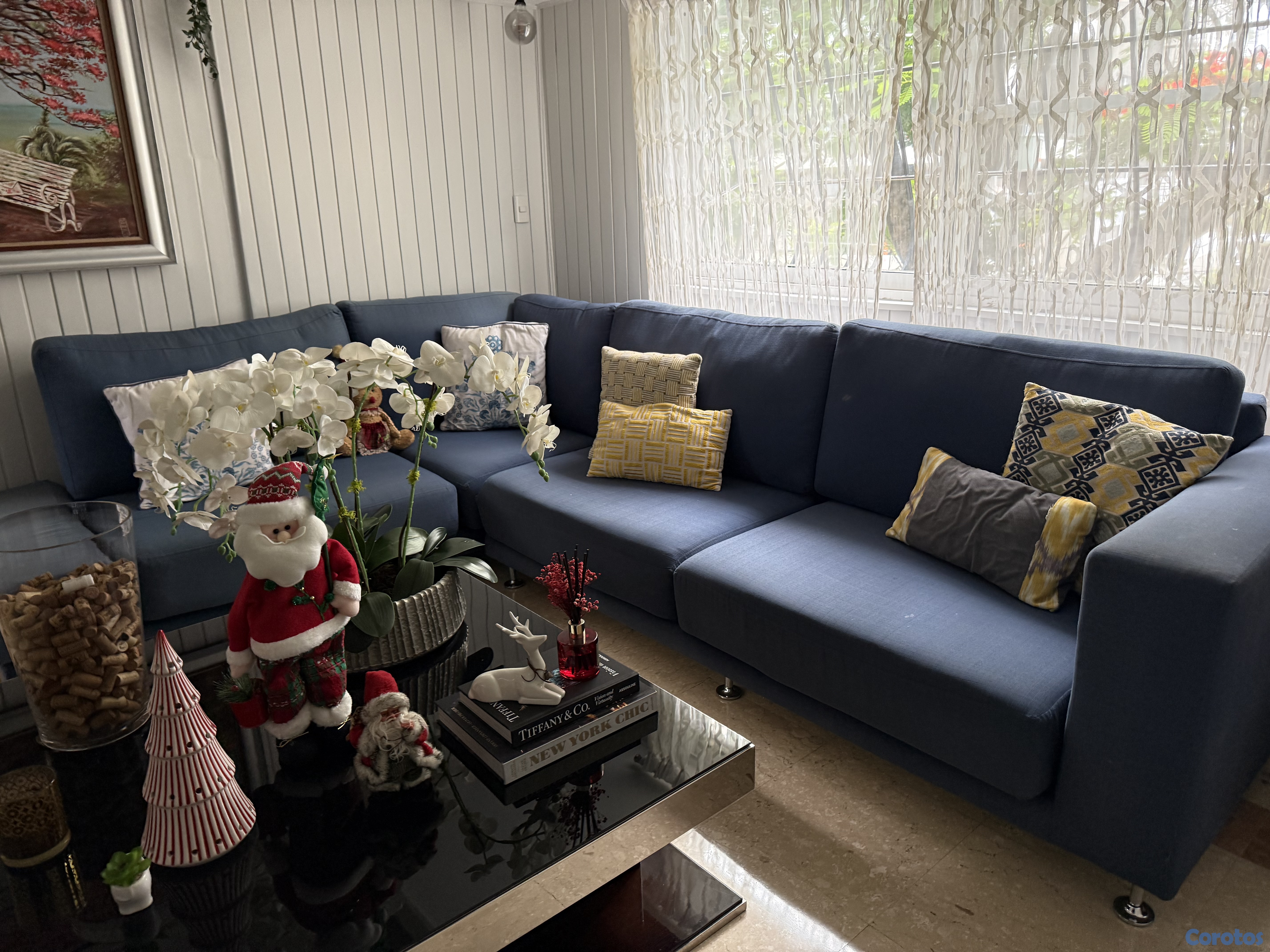 muebles y colchones - Sofa en L 2