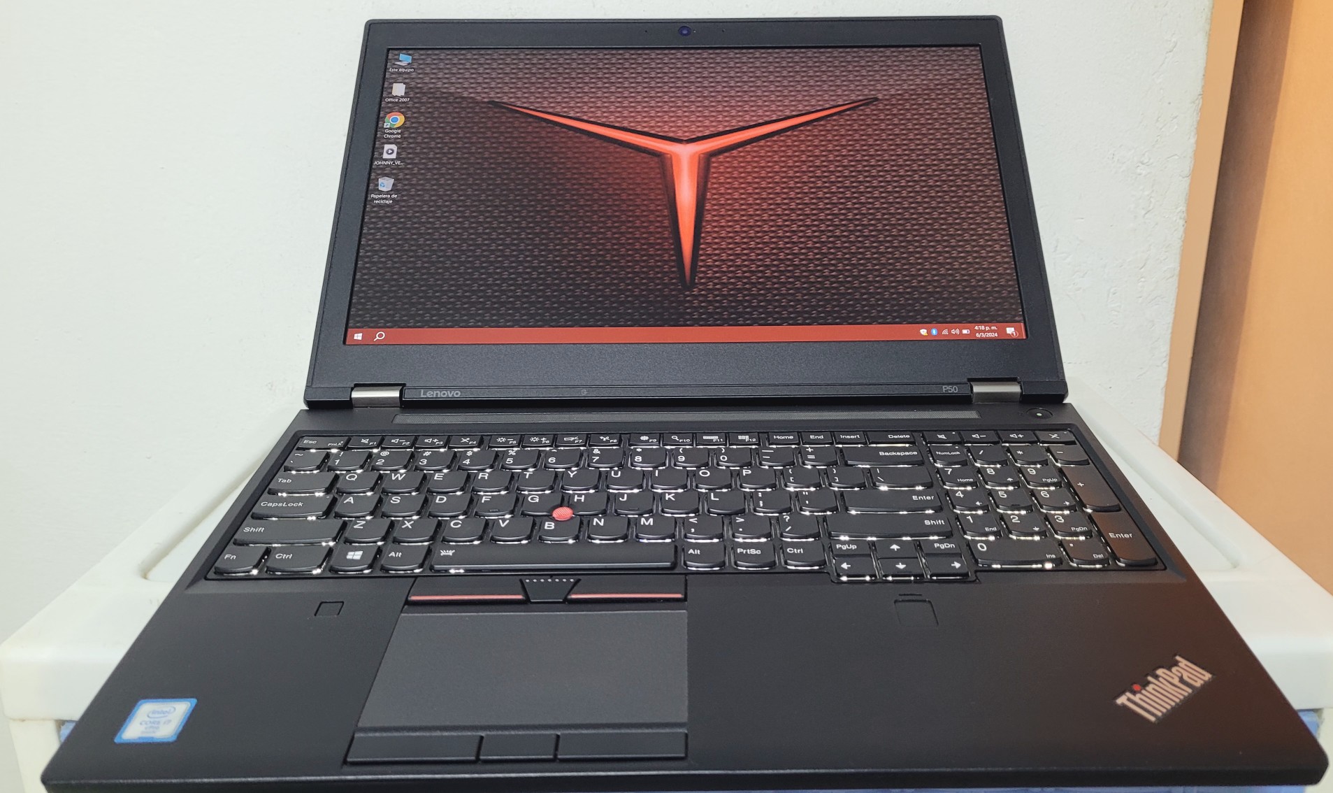 computadoras y laptops - Lenovo Gamer 17 Pulg Core i7 Ram 16gb Disco 1tb SSD Nvidea Quadro 4gb Dedicada