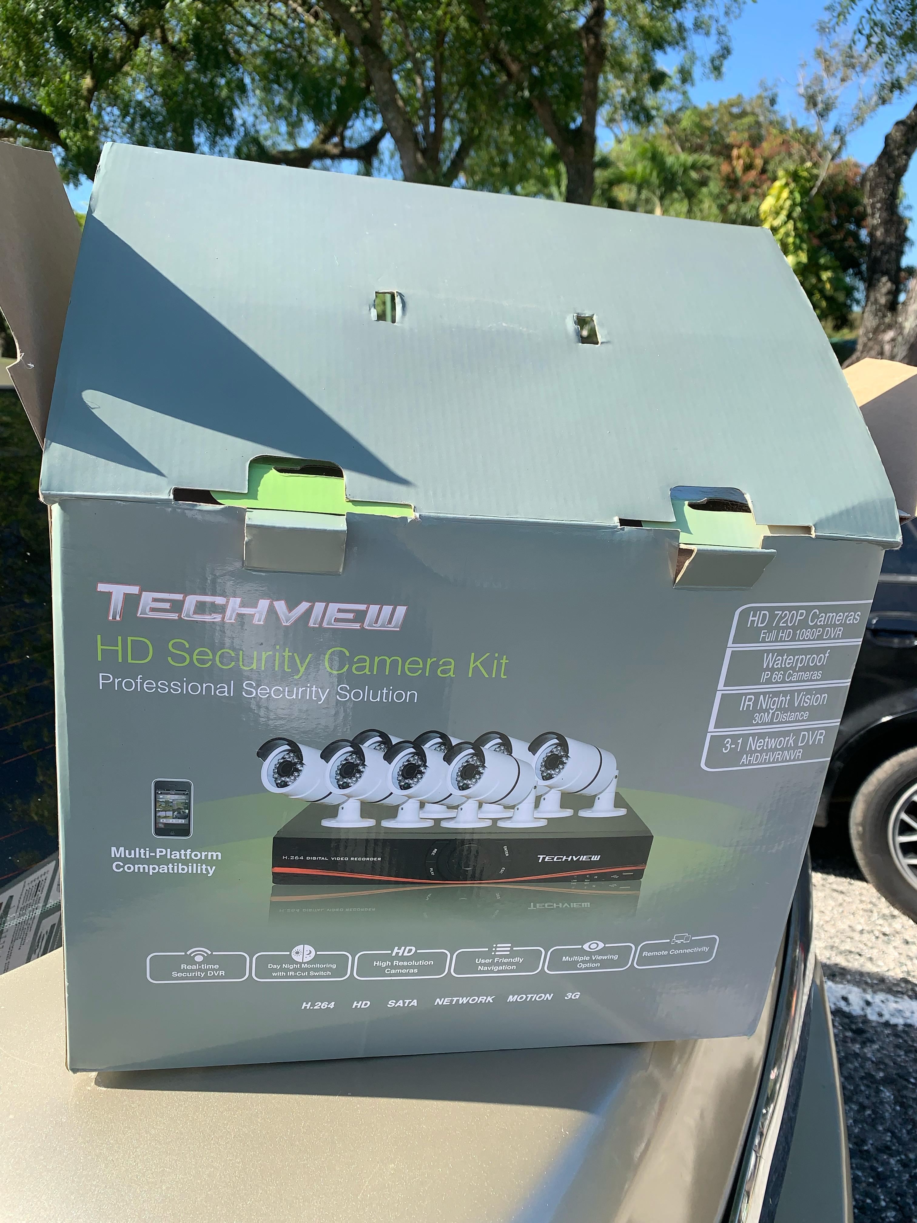 camaras y audio - 📢 SE VENDE KIT DE CÁMARAS DE SEGURIDAD TECHVIEW 