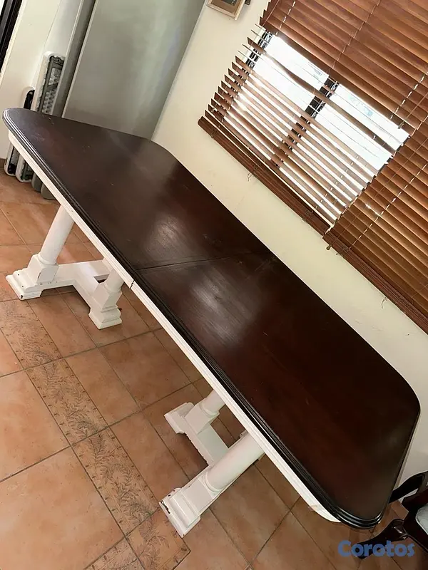 muebles y colchones - Mesa de Comedor Caoba 2