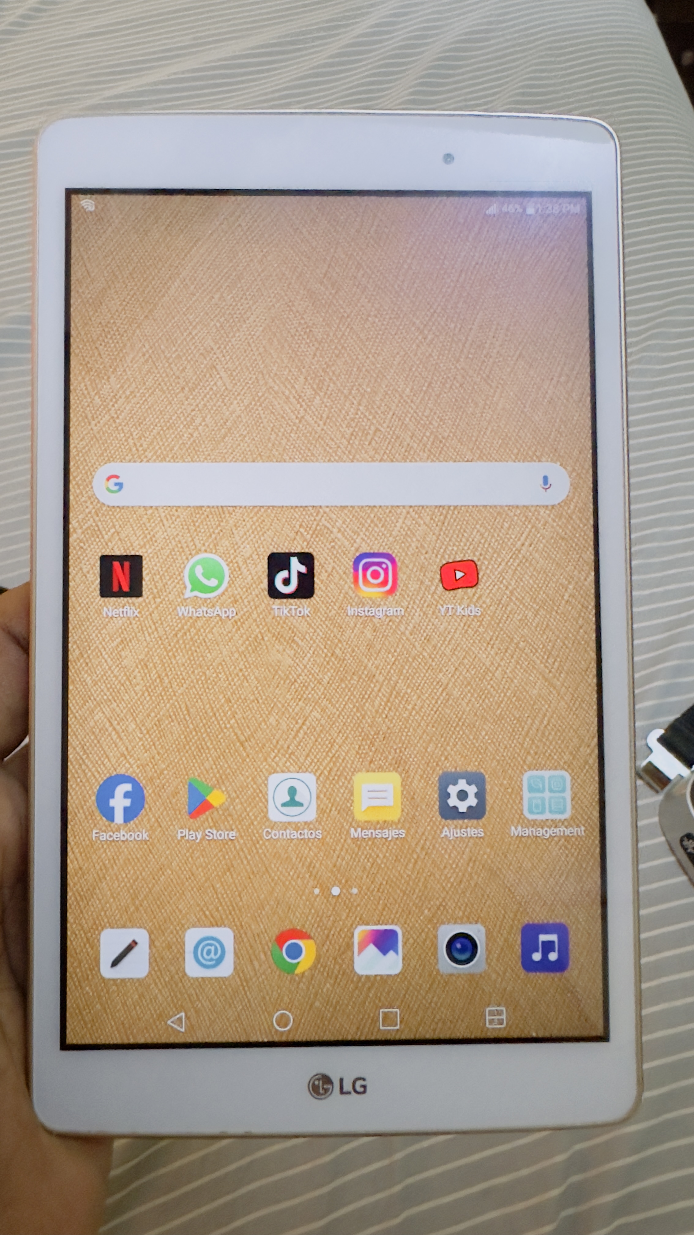 celulares y tabletas - TABLET LG G PAD 8 PULGADAS BLANCA WIFI 2
