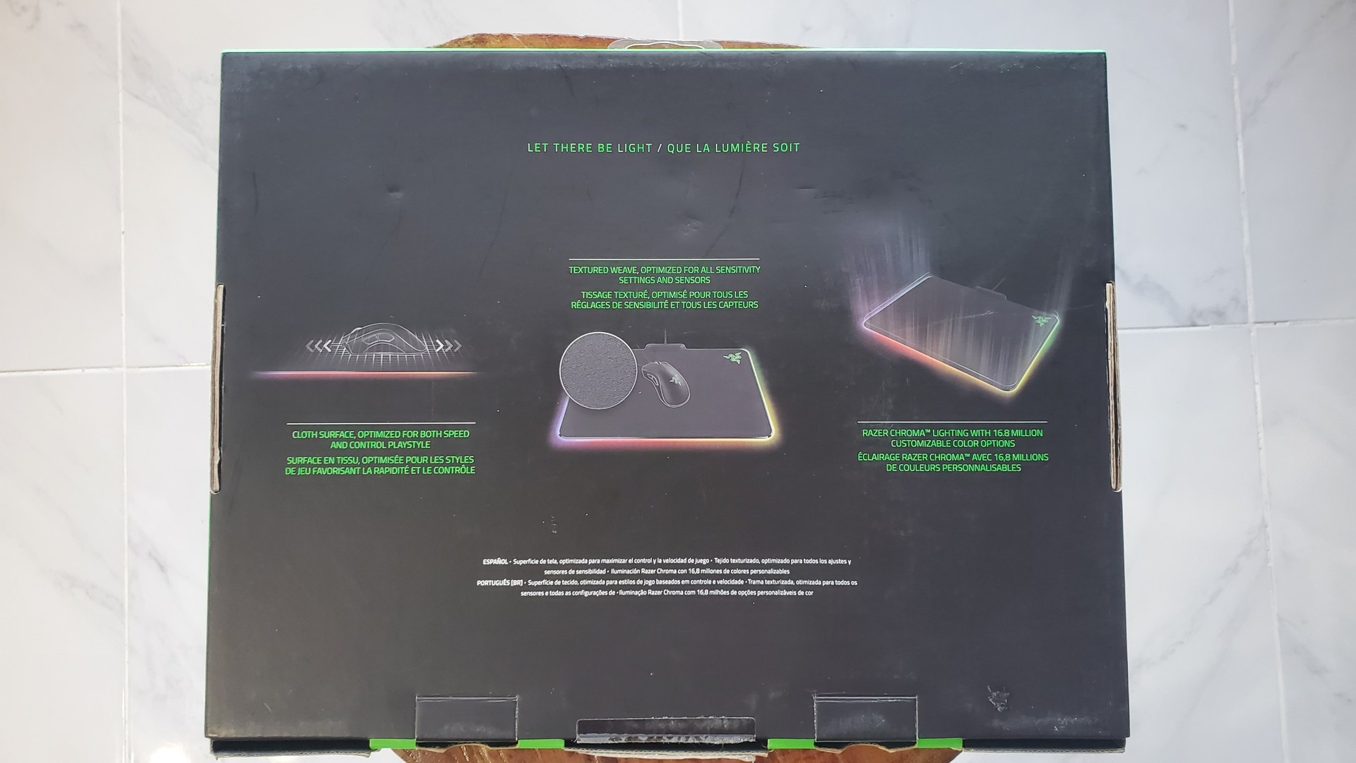 computadoras y laptops - MousePad RAZER - RGB 2