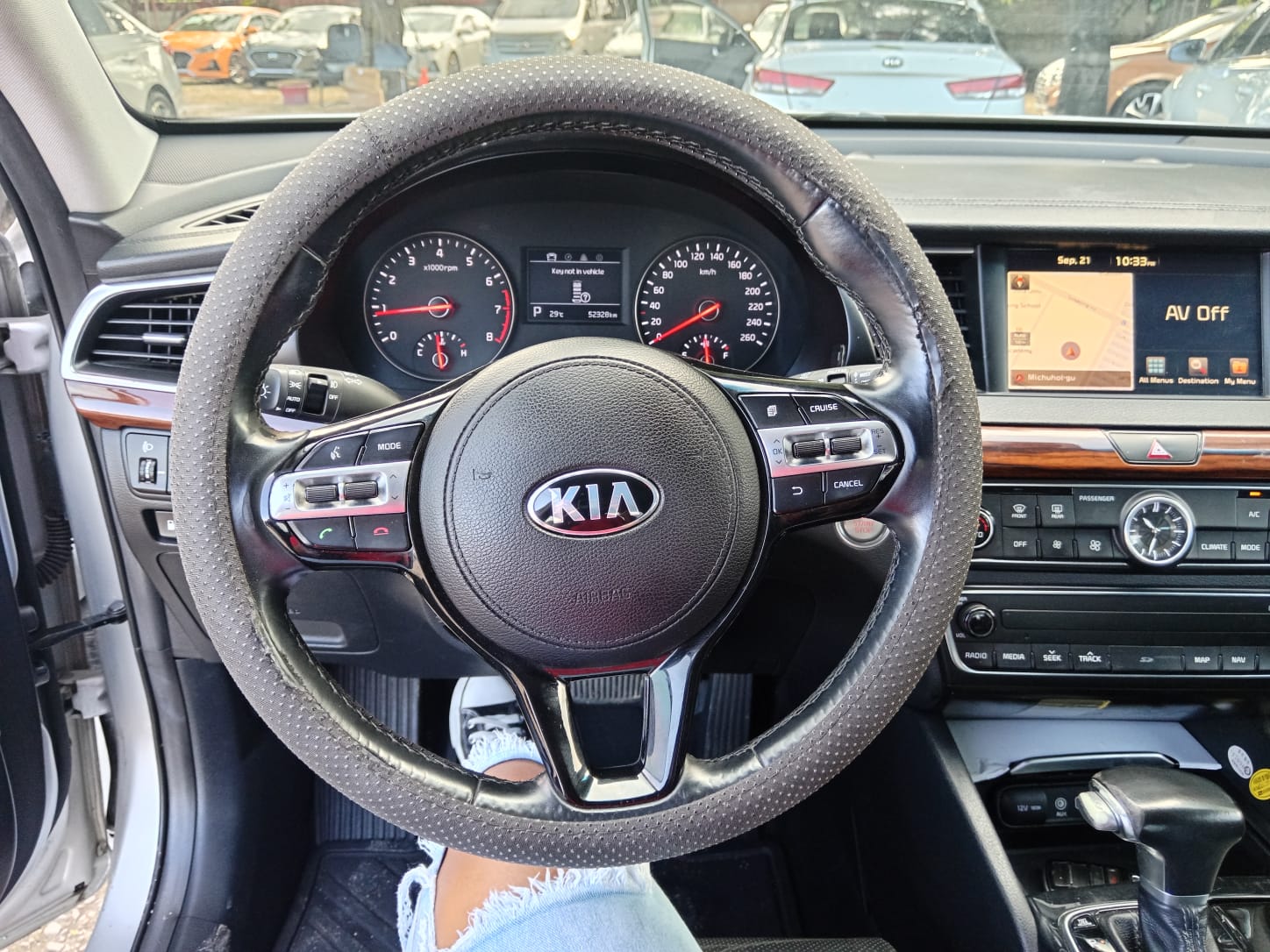 carros - KIA K7 2017 GRIS 8