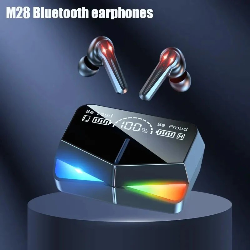 camaras y audio - Auriculares Inalámbricos Bluetooth con pantalla Digital LED y micrófono