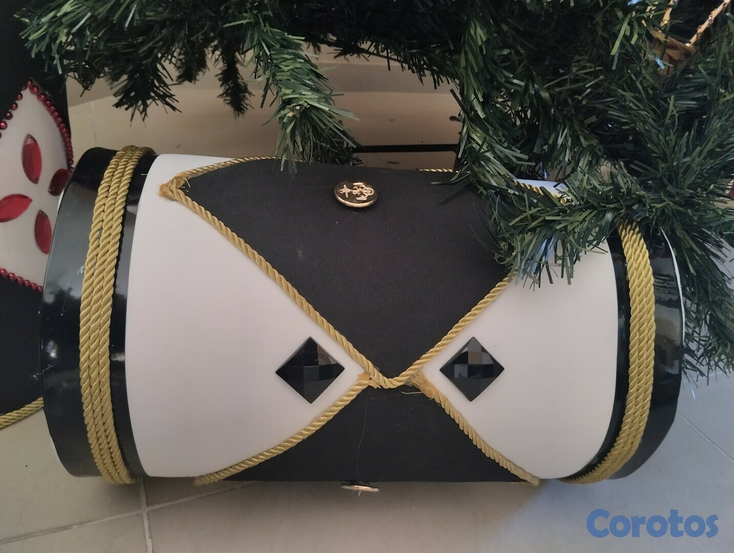 decoración y accesorios - Árbol de navidad de 7 pies con adornos incluidos  10