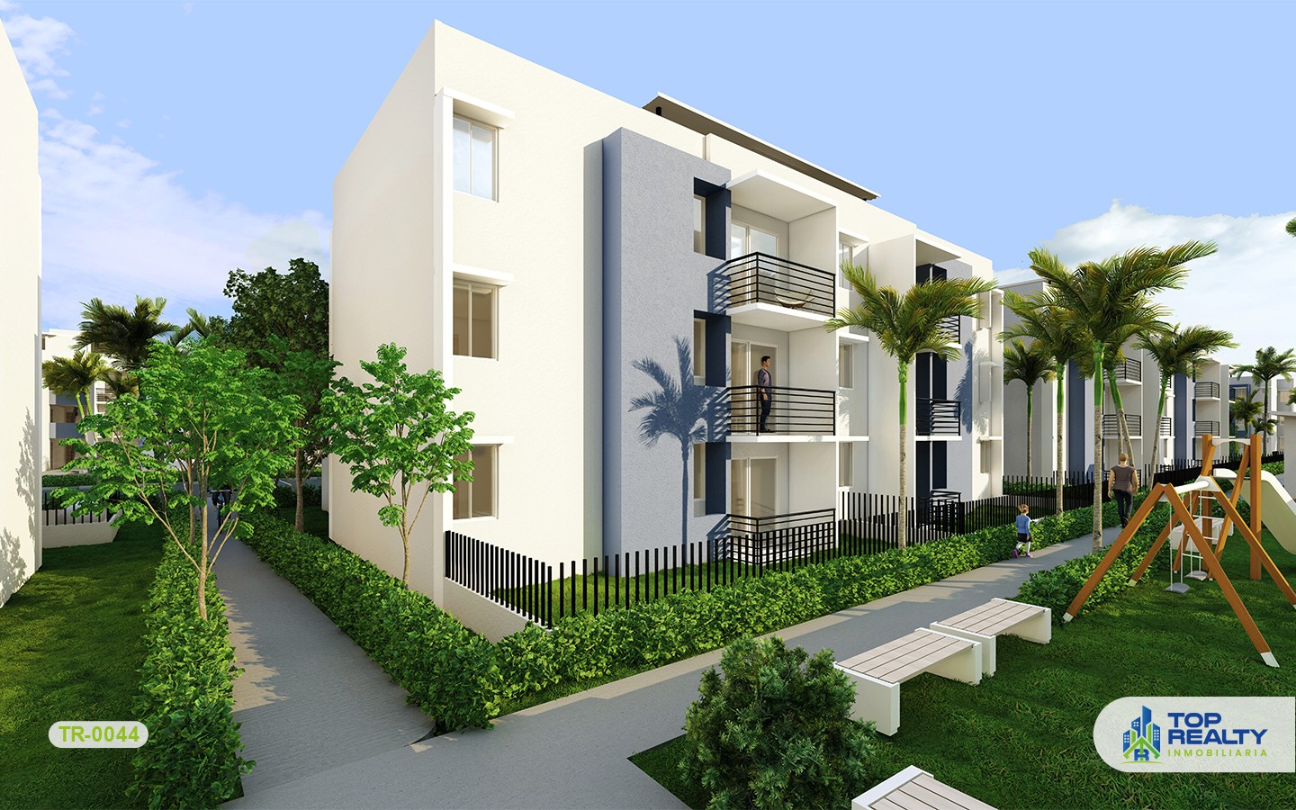 casas vacacionales y villas - TR-0044: Proyecto de apartamentos en Punta Cana,  zona de constante dinámica. 0