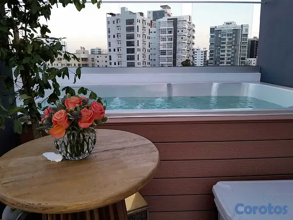 apartamentos - Se alquila, Apartamento 1Hab Amueblado c/Lobby, Te 9