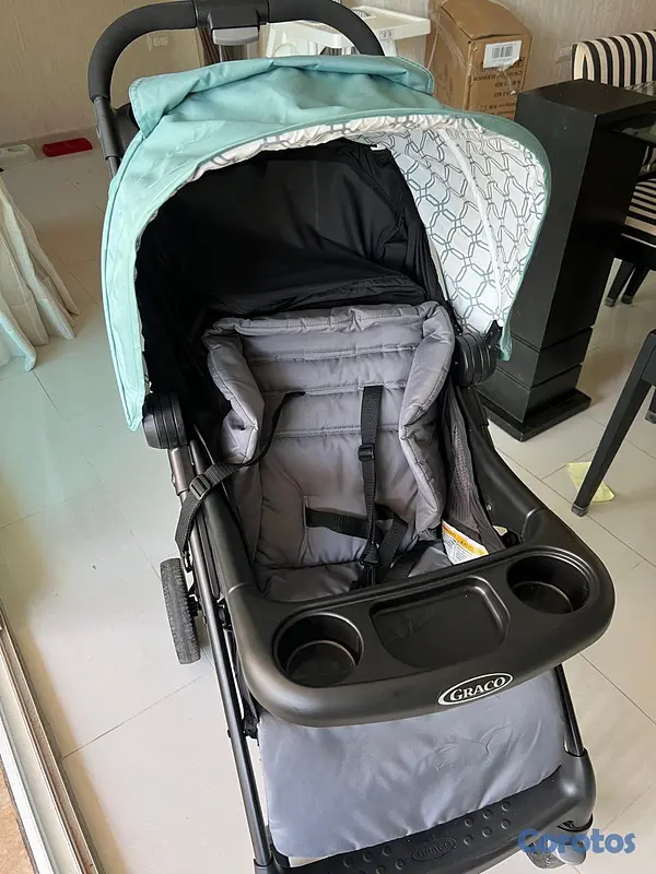 coches y sillas - Coche con cargador de bebes ajustable, con su base 5