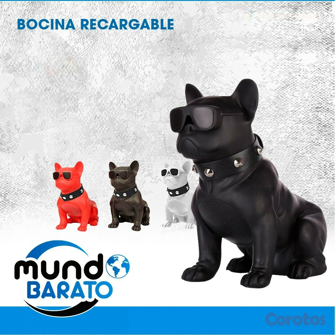accesorios para electronica - Altavoz Bocina perro grande inalámbrico Bluetooth recargable 1