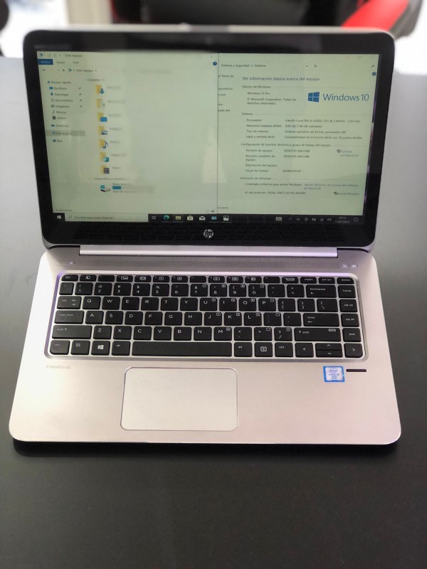 computadoras y laptops - Laptop HP Elitebook Folio 1040 G3, i5-6ta generación, 8Gb ram 128gb SSD 4