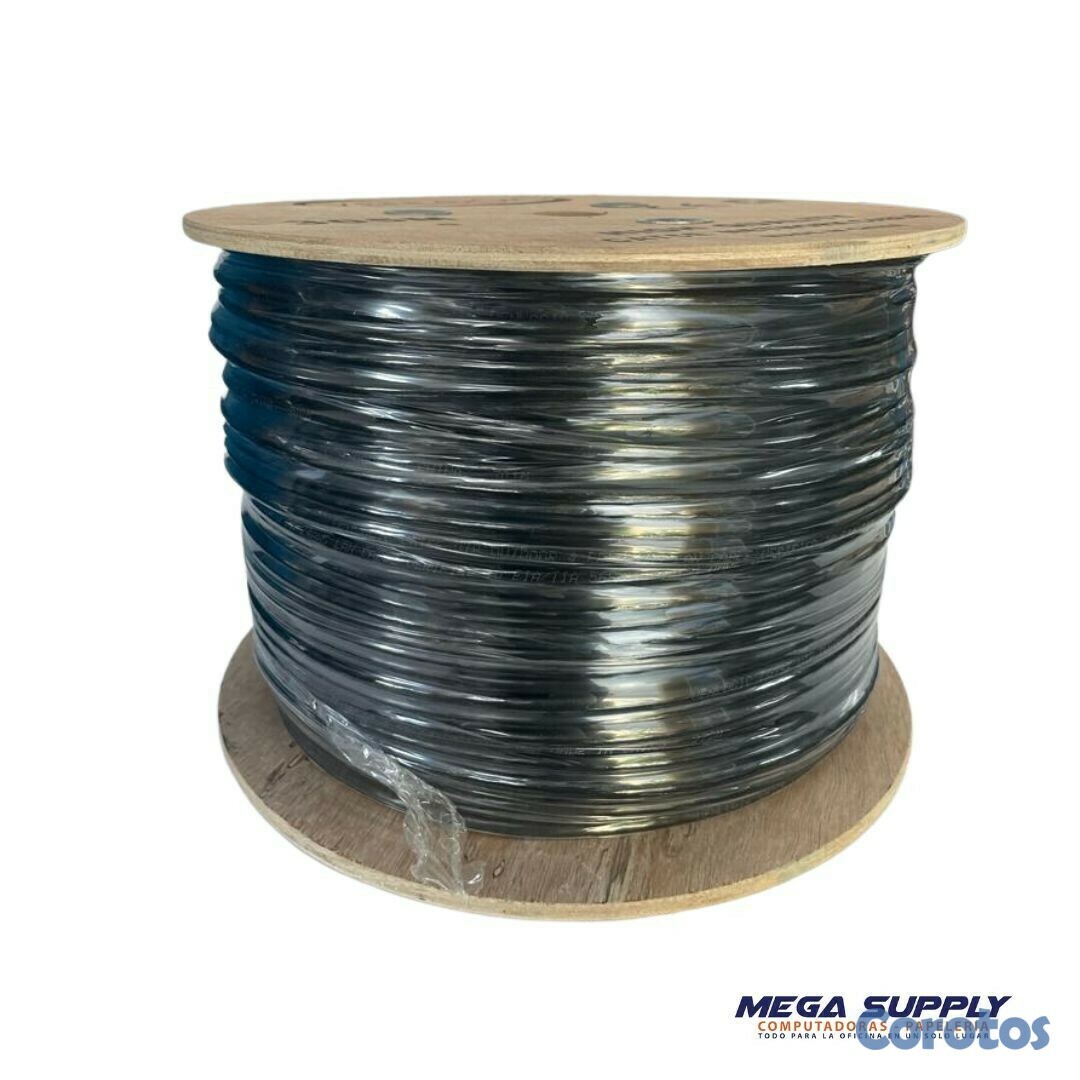 computadoras y laptops - Cable De Red EXTERIOR COLOR NEGRO Venlogic Cat 5 – Exteriores 1000 Pies
 2