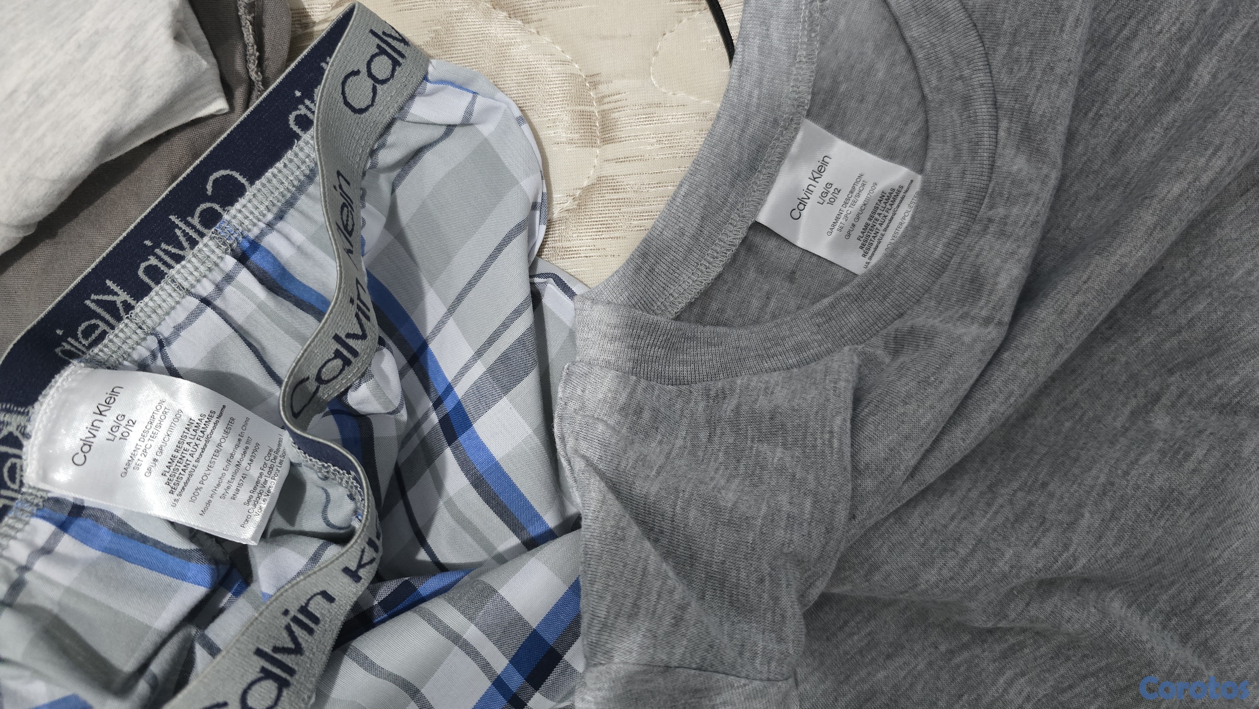 ropa para hombre - Vendo conjunto calvin Klein size 10/12 nuevo 2