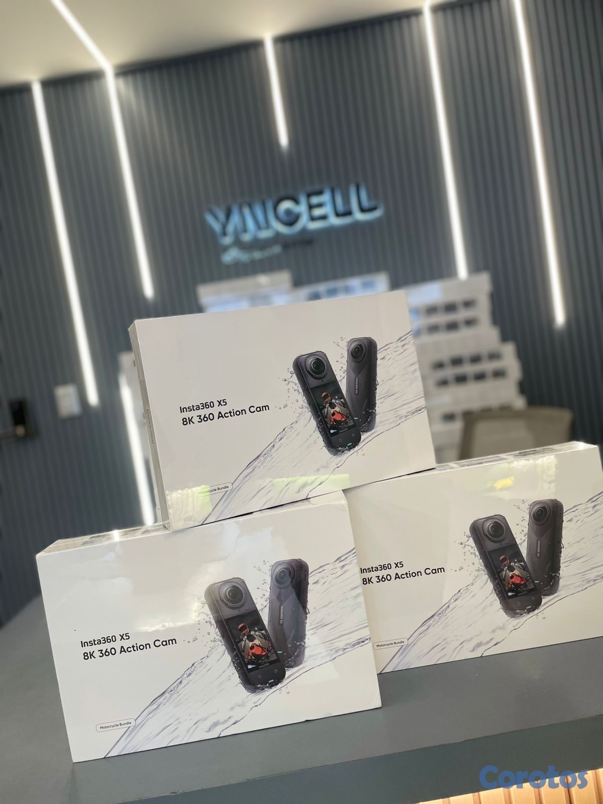 camaras y audio - cámara insta360 x5 8k motocicleta bundle kit  1