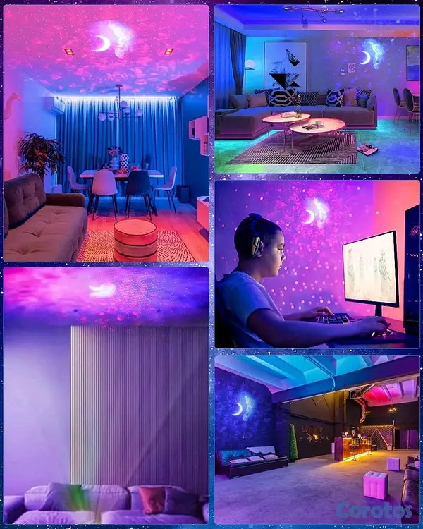 accesorios para electronica - Proyector Astronauta Decorativo + Bocina + Control 7
