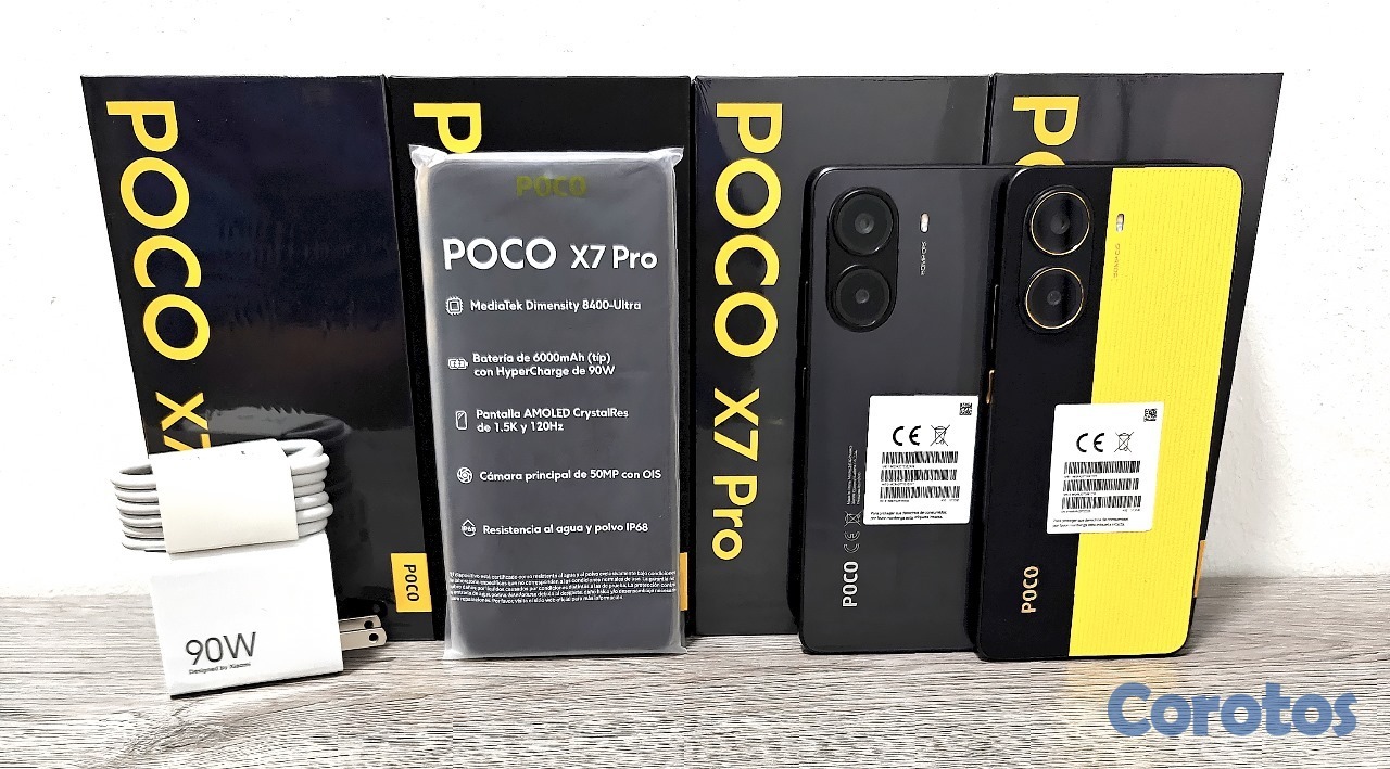 celulares y tabletas -  REDMI POCO X7 PRO 5G 256GB,12GB RAM NUEVO DE CAJA