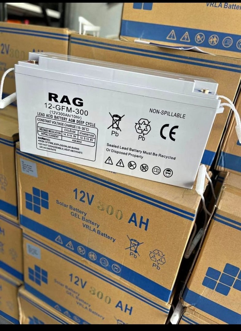 plantas e inversores - BATERIAS RAG 12V/300AH DISPONIBLE  0