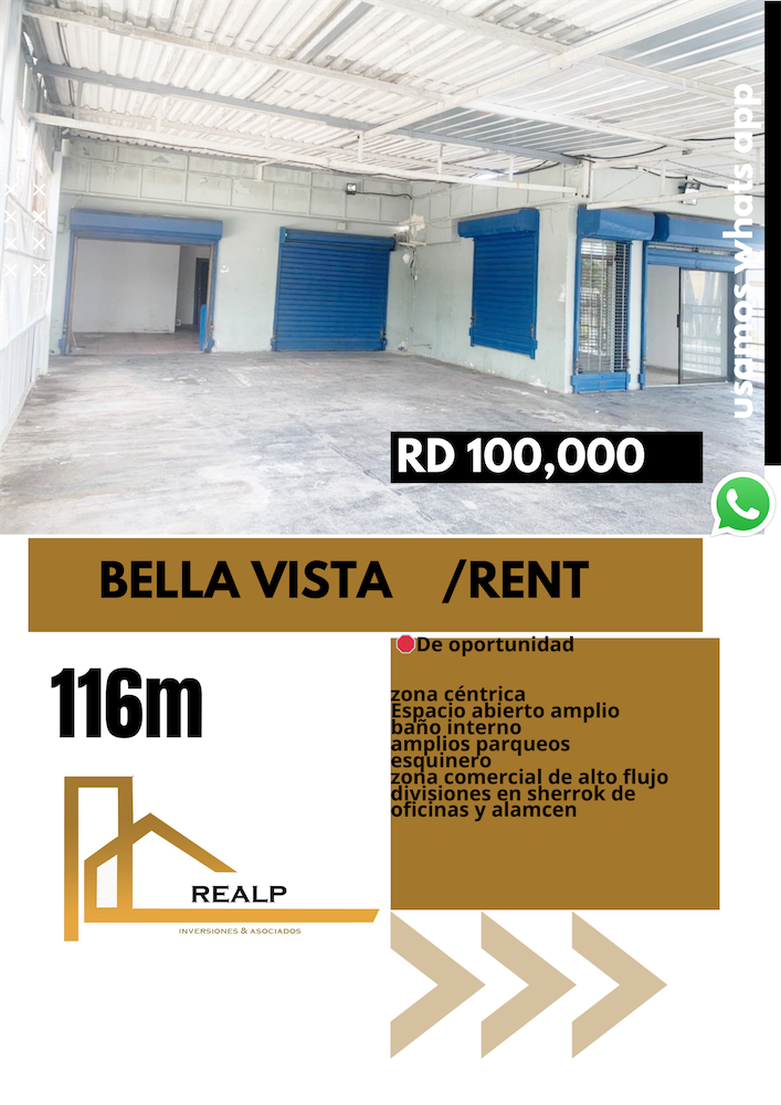oficinas y locales comerciales - Amplio local en bella vista 