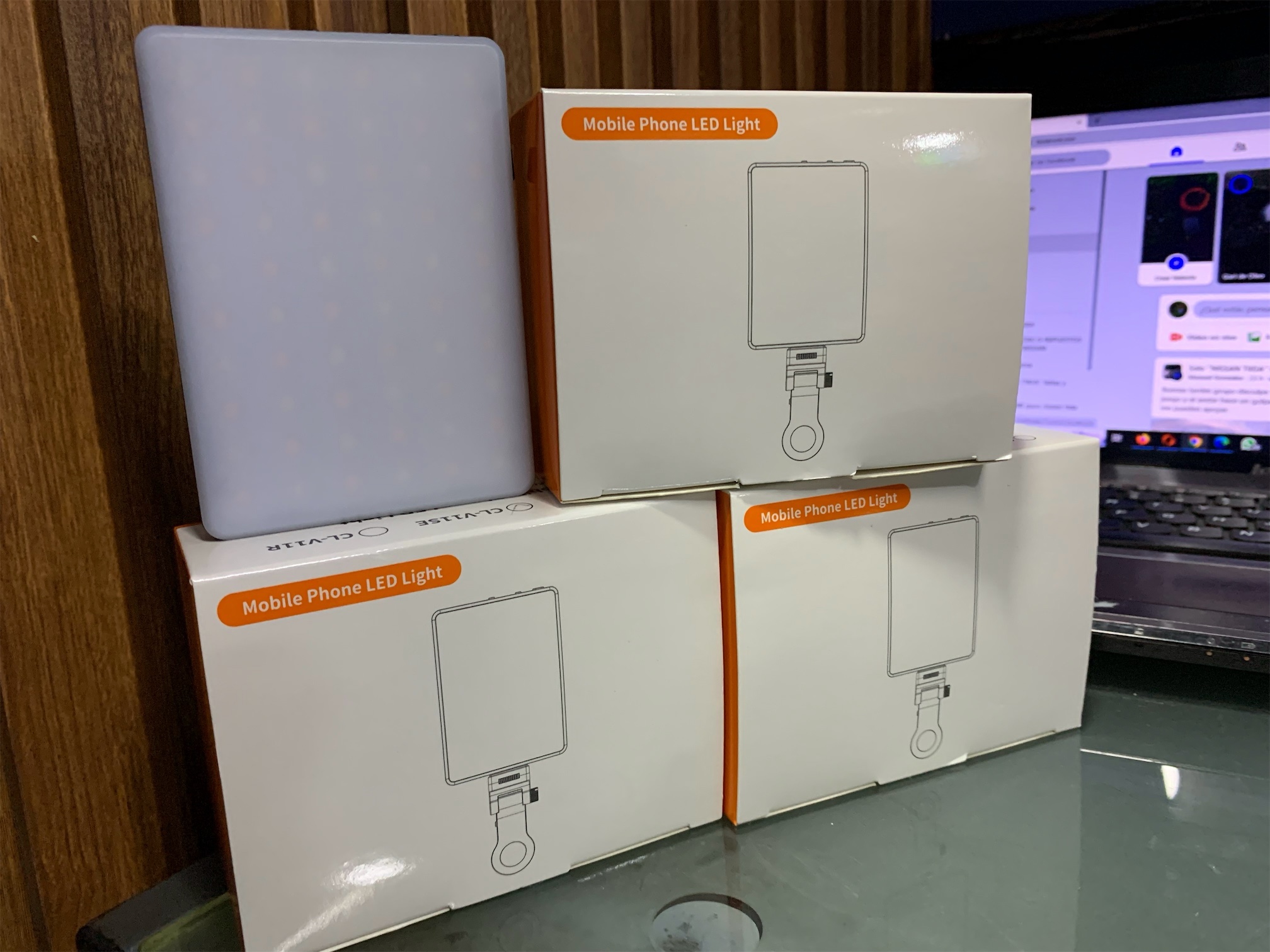 celulares y tabletas - luces LED para celulares  120LED recargable  2