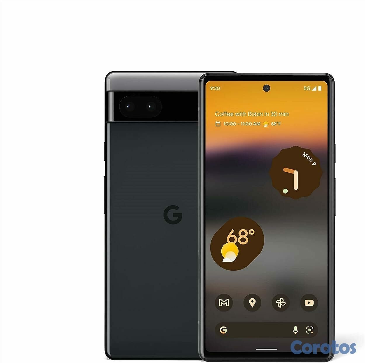 celulares y tabletas - Google Pixel 6a desbloqueado 128GB, Android 15, Actualizaciones hasta julio 2027 1