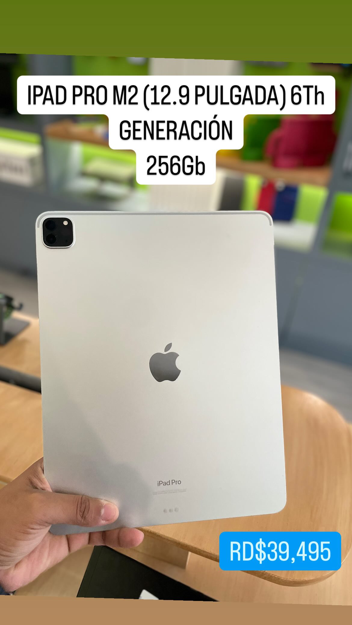 celulares y tabletas - IPAD PRO M2 (12.9 PULGADA)
256Gb 0