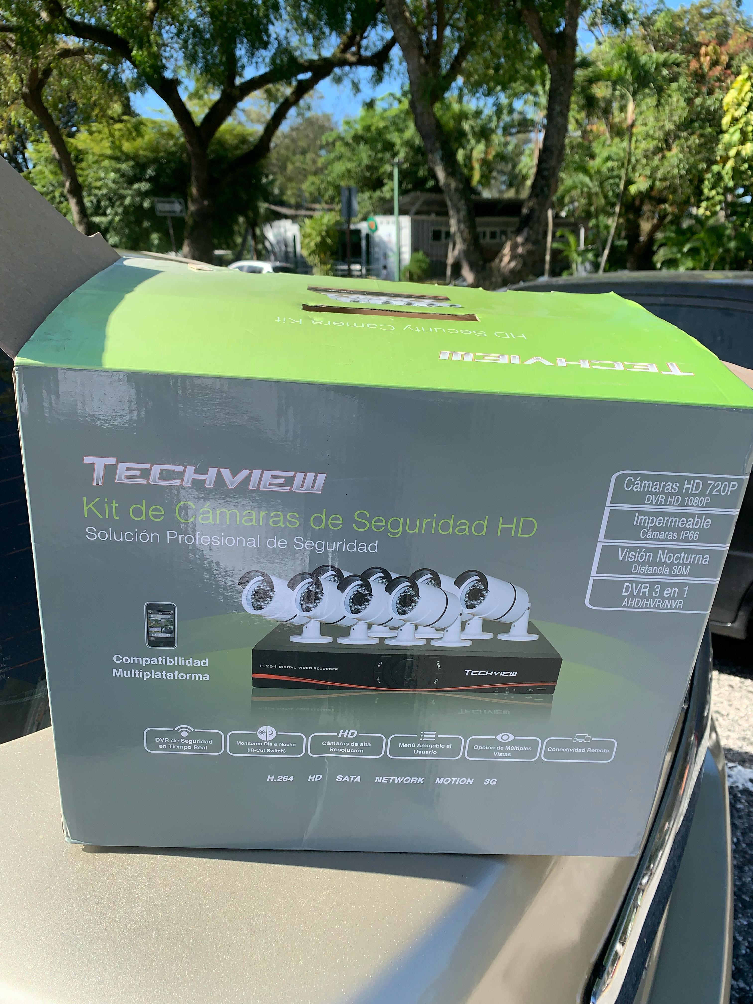 camaras y audio - 📢 SE VENDE KIT DE CÁMARAS DE SEGURIDAD TECHVIEW  1