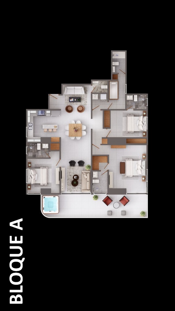 apartamentos - Apartamento En Torre lV En Alma Rosa l 4