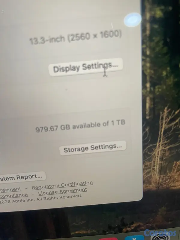 computadoras y laptops - MacBook Pro 13 2019 i7 2.8ghz, 16gb ram, 1tb ssd 3