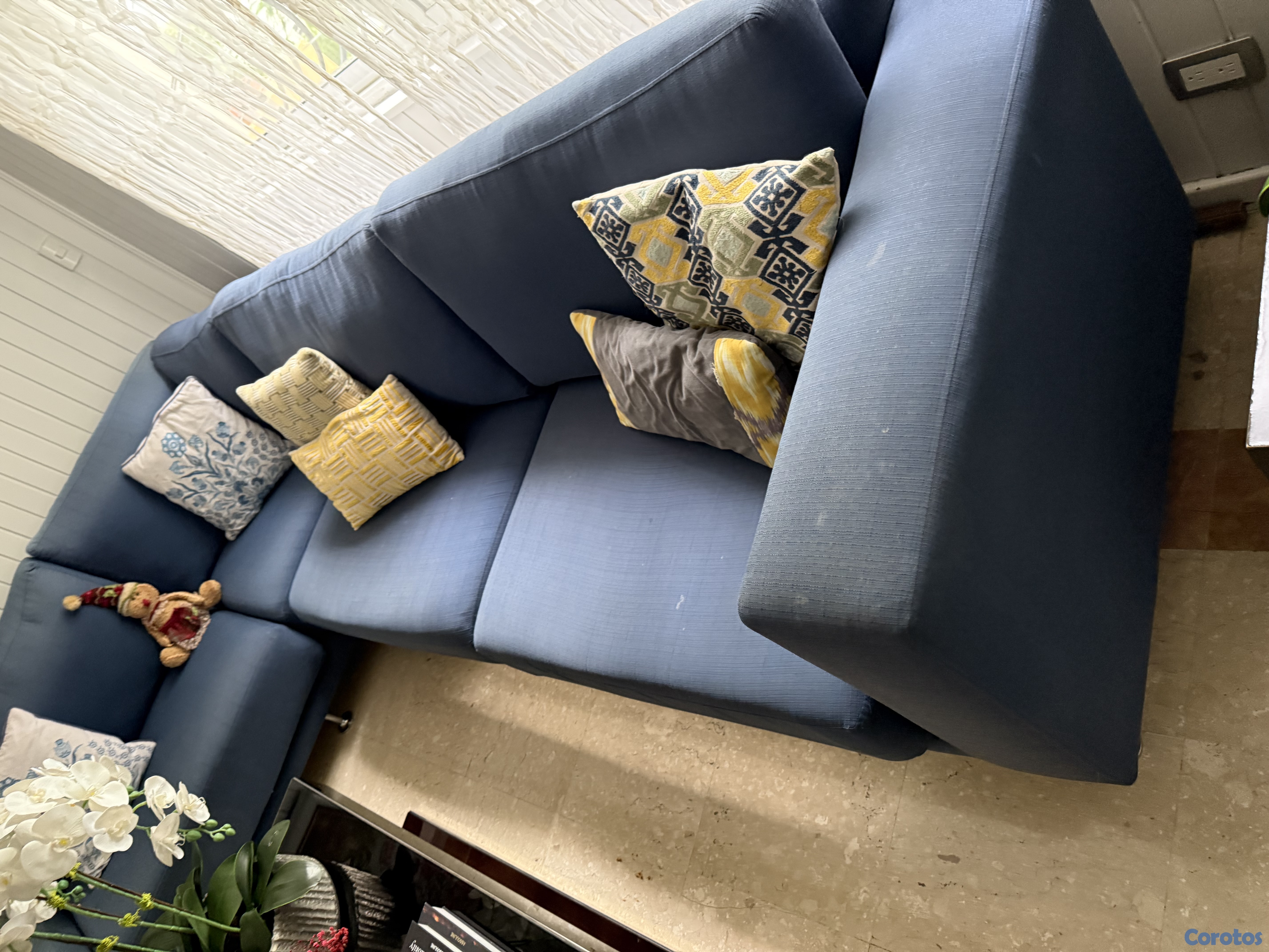 muebles y colchones - Sofa en L 4