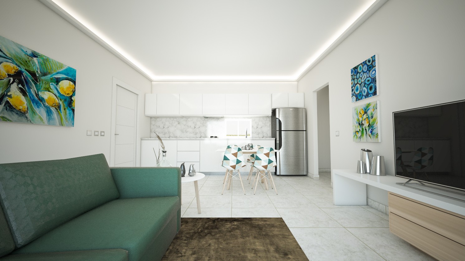 apartamentos - Apartamento de 1 habitación en venta en Sosúa 5