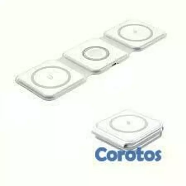 otros electronicos - Cargador portatil Magnetico Inalambrico 3 EN 1  2
