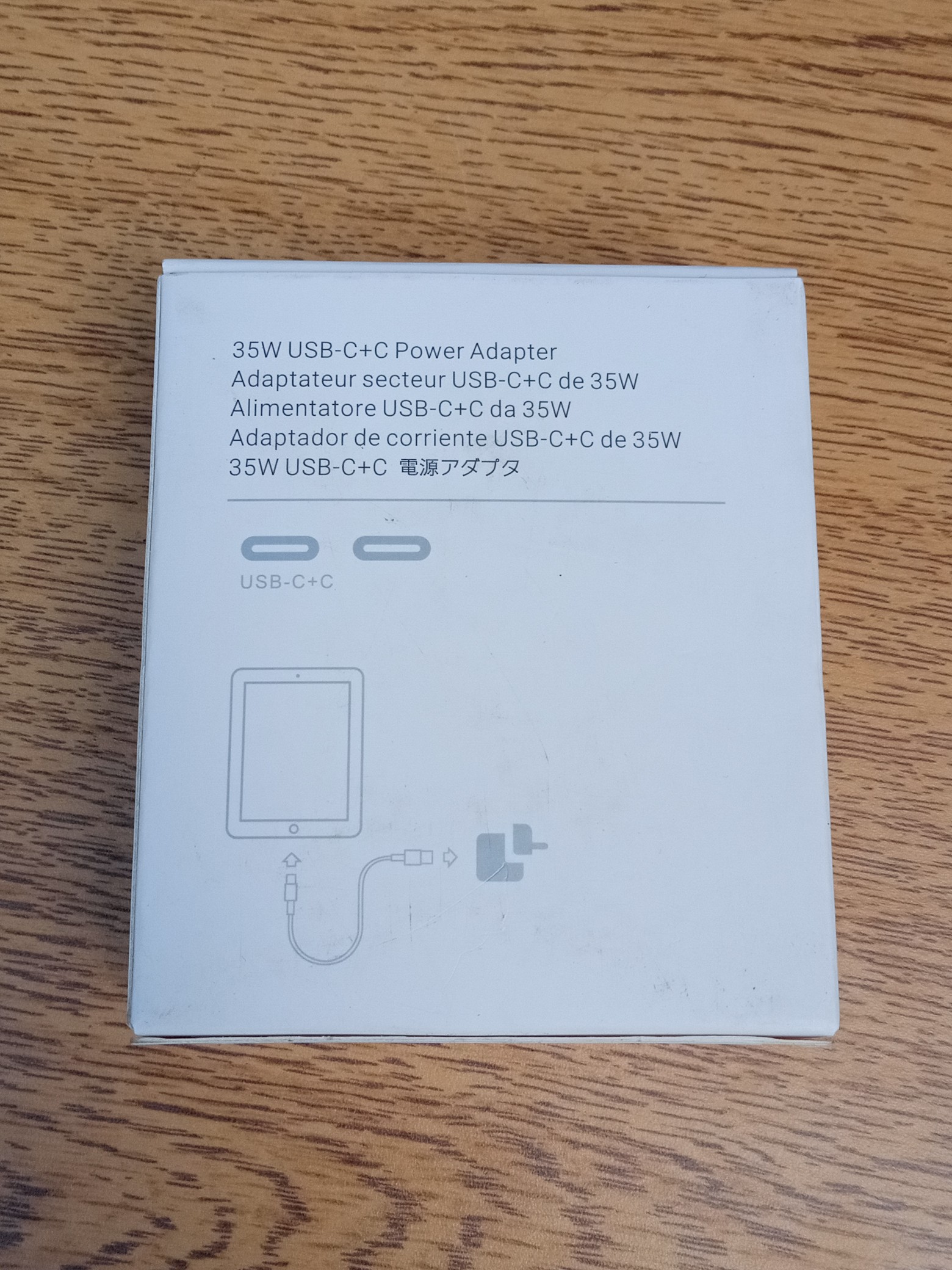 accesorios para electronica - Adaptador de Corriente 35 W Con Puerto USB-C Dual 1