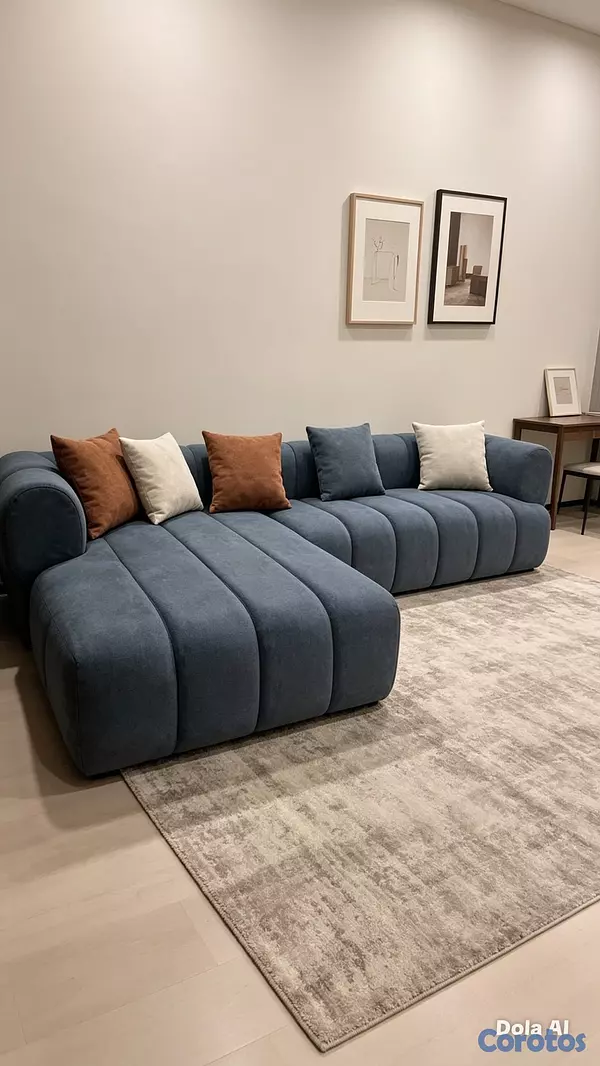 muebles y colchones - ✨ SOFÁ DE DISEÑO MODERNO PARA TU SALA ✨AL MEJOR PRECIO  5