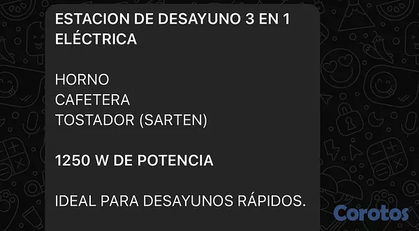 electrodomesticos - ESTACION DE DESAYUNO 3 EN 1 ELÉCTRICA  2