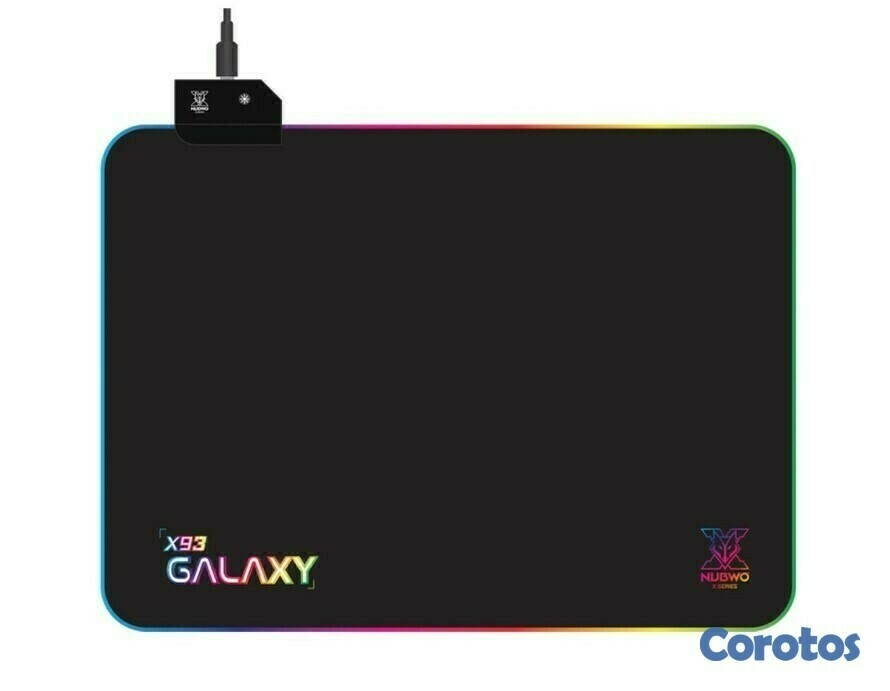 accesorios para electronica - Mousepad Gaming RGB  GALAXY  X93 de escritorio para mouse, Goma Impermeable 3