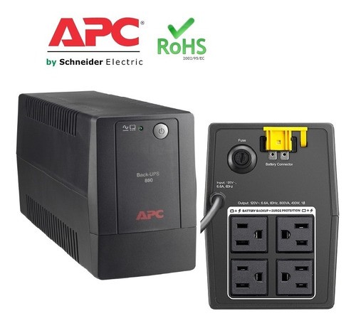 impresoras y scanners - UPS APC  0.8KVA(800VA), 400 WATTS ,BX800L-LM BACK-UPS, 0