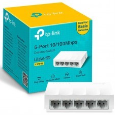computadoras y laptops - SWITCH 5 PUERTOS TP-LINK TL-LS105, NO ADMINISTRABLE/DESKTOP, 5 PUERTOS 10/100BMP 0
