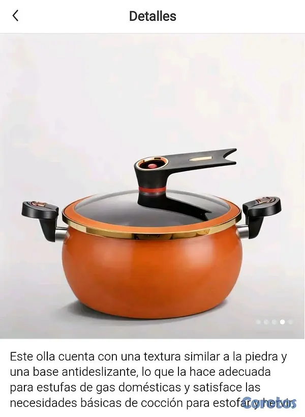 cocina - Olla Antiadherente multifuncional. 2