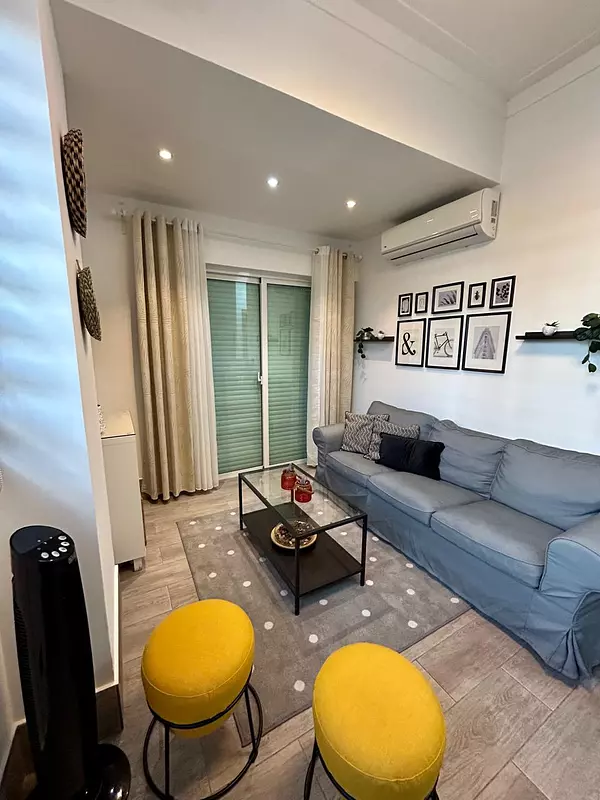 apartamentos - Terraza techada con bbq Apartamento amueblado de una habitación  9
