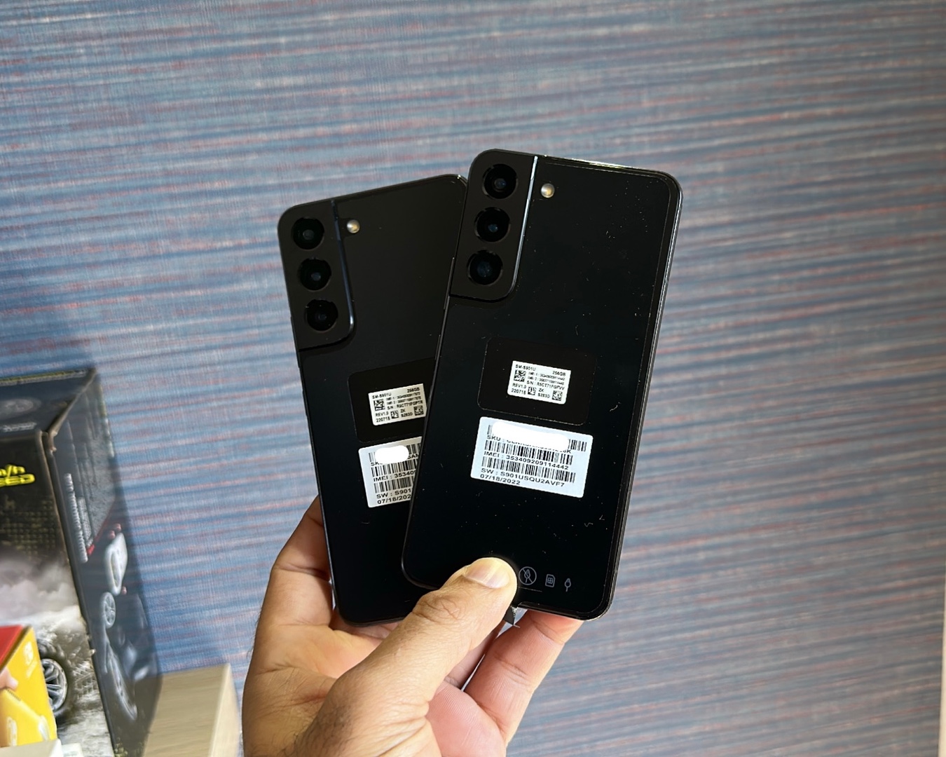 celulares y tabletas - Vendo Samsung Galaxy S22 5G 256GB Negros Nuevos, Desbloqueados RD$ 34,300 NEG 0