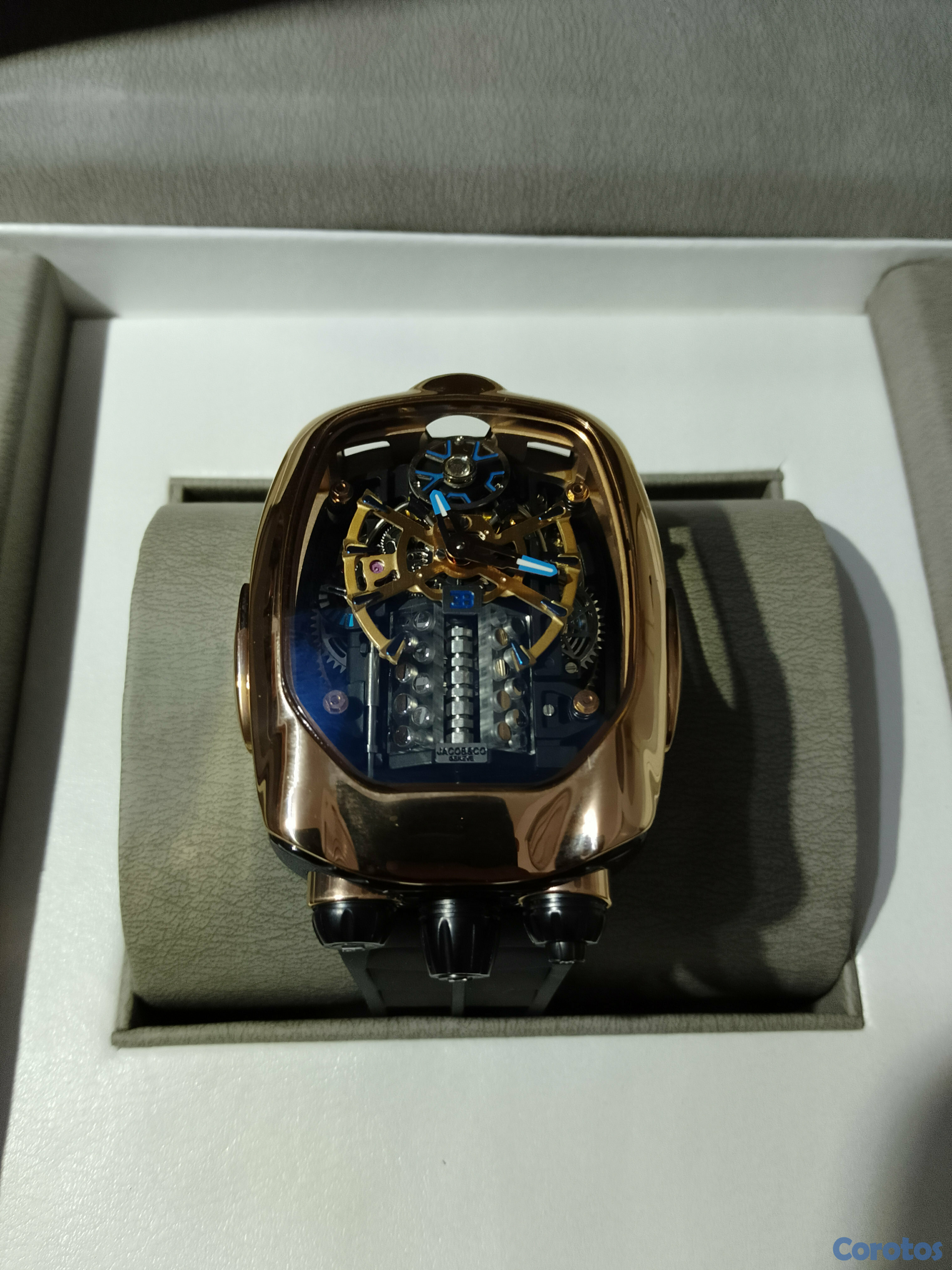 joyas, relojes y accesorios - Reloj automático Bugatti tourbillon  2