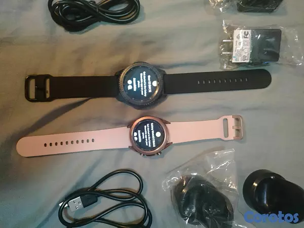 otros electronicos - disponible reloj Samsung Gear s3 original inteligente 2 unidades precio 2,500 8