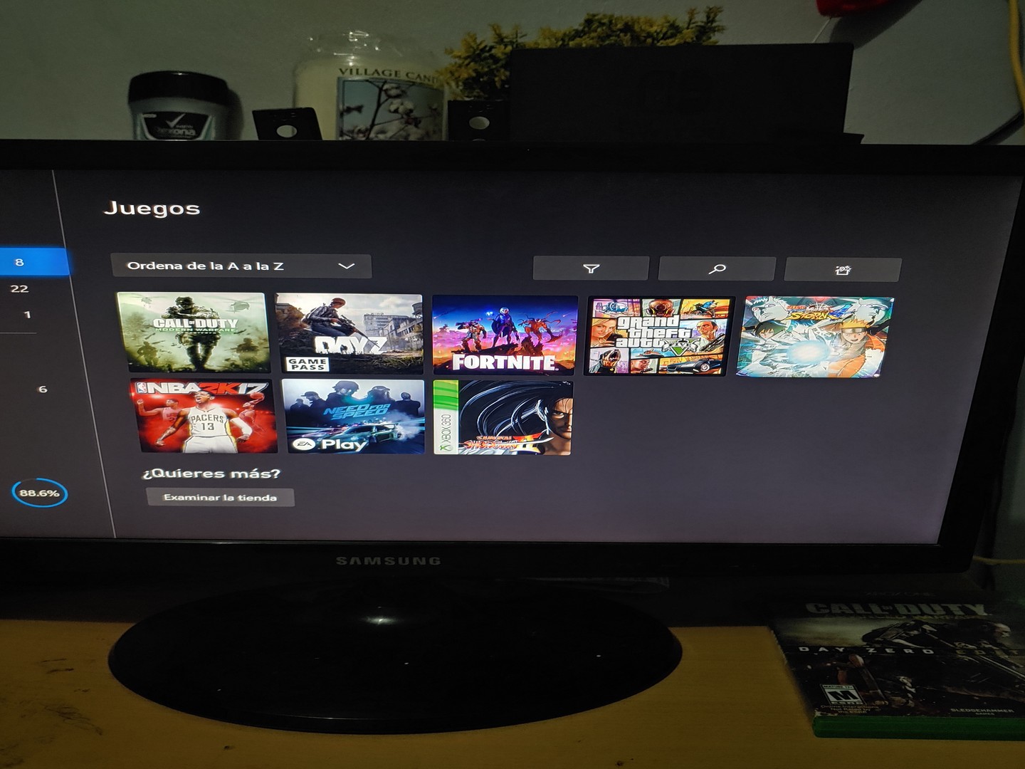 consolas y videojuegos - Xbox one con 18 juegos físicos