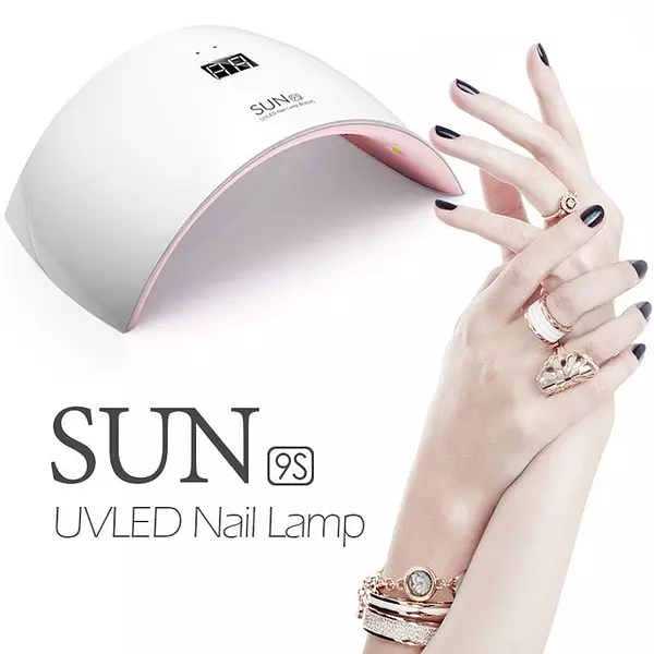 salud y belleza - Maquina de Uñas Secadora Lampara Uvled Para Secado De Uñas Sun 9s Gel Pulidora 10