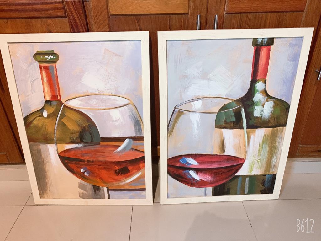 decoración y accesorios - Set de cuadros gambas-