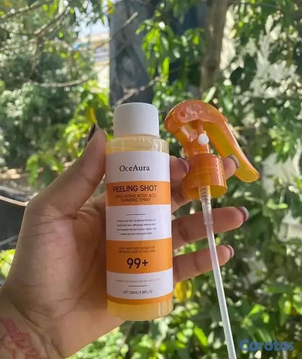 salud y belleza - Spray exfoliante de curcuma 7