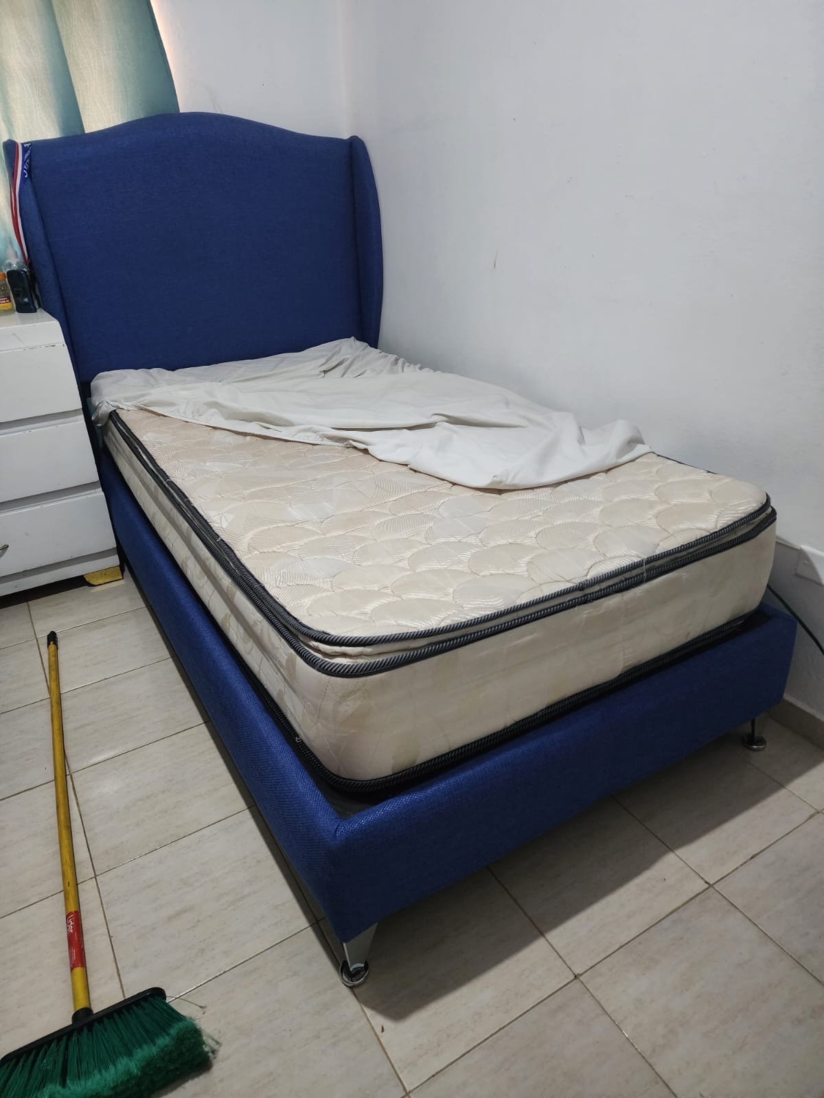 muebles y colchones - Juego de Cama twin con colchon 3