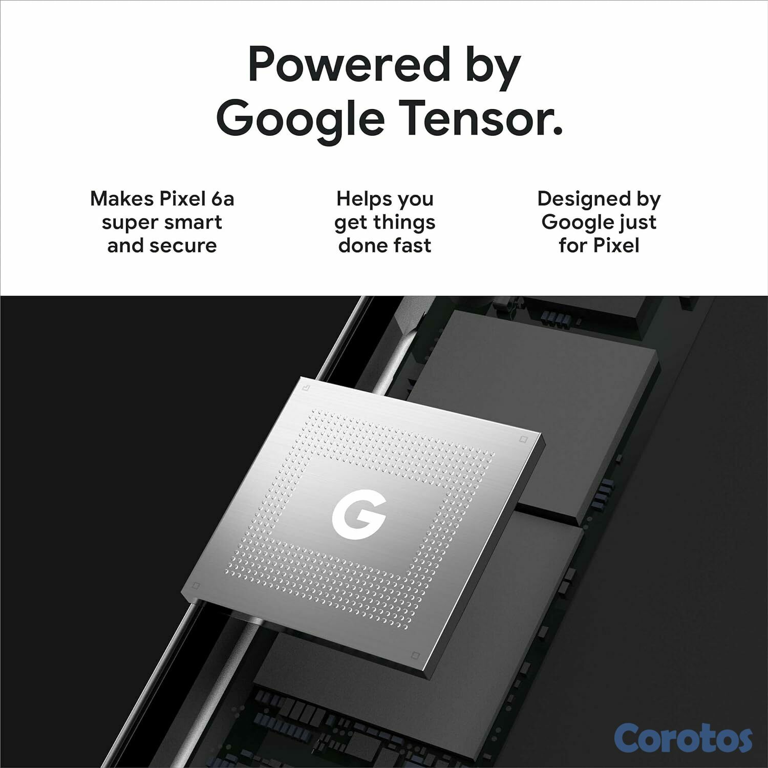 celulares y tabletas - Google Pixel 6a desbloqueado 128GB, Android 15, Actualizaciones hasta julio 2027 2