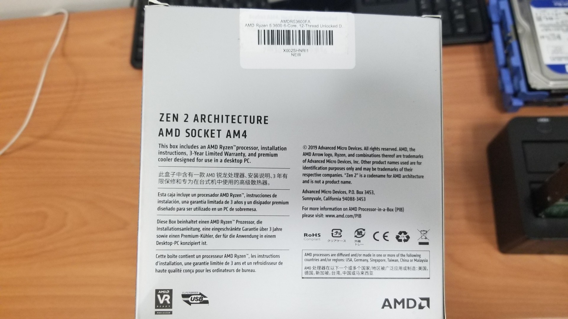 computadoras y laptops - Disipador para Procesador AMD AM4 nuevo. 